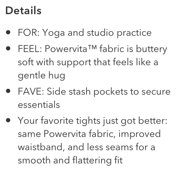 Athleta Salutation Stash Pocket II Capri - Picture 4 of 6